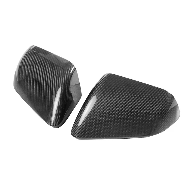 Coques Rétroviseur Extérieur Fibre Carbone Pour Ford Mustang 2015-2020 - Paire, ABS, Protection Et Style