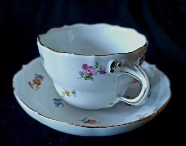 19th Century, MEISSEN Cup And Saucer