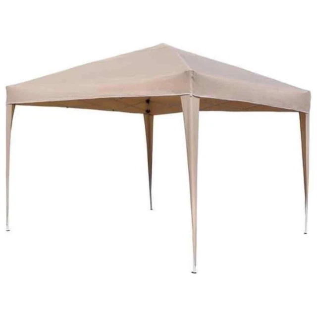 HI Faltbares Partyzelt 3 x 3 m Grau vidaXL 3