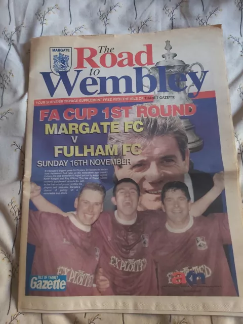 Margate v Fulham FA Cup 1st Round Special 1997