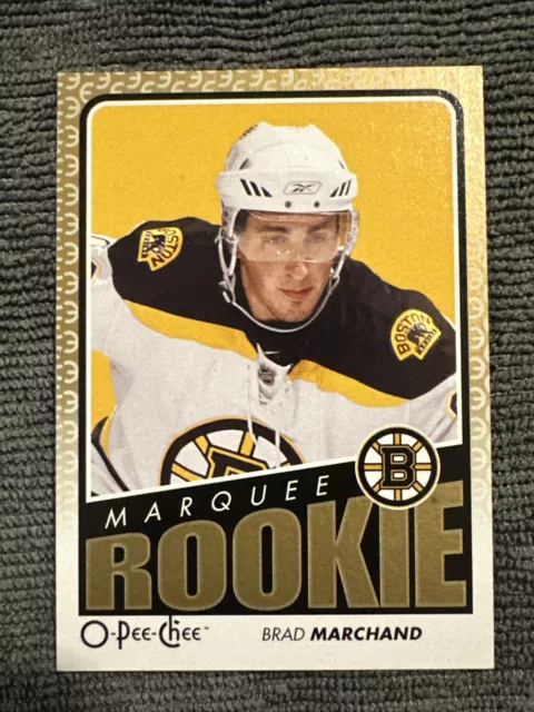 Brad Marchand 2009-10 O-Pee-Chee Marque Rookie RC #790 Boston Bruins Captain