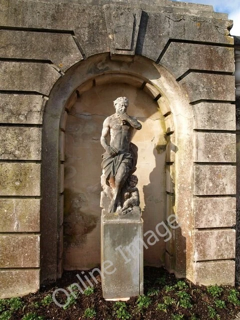 Photo 6x4 Pan and Bacchus, Oldway Paignton This statue group, in its smar c2010