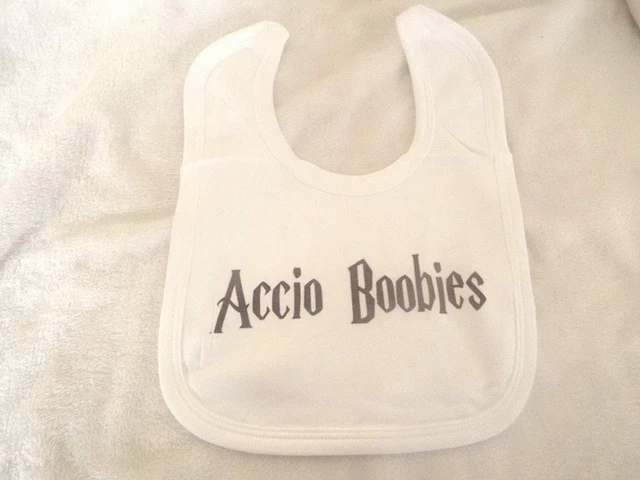 Accio Boobies Drôle Harry Potter Unisexe Salive Serviette Bébé Bavoirs, Couche
