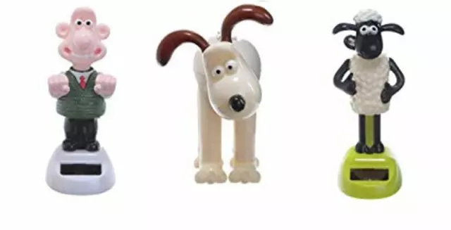 Wallace and Gromit, Shaun the Sheep, Solar Powered Dancing Ornaments