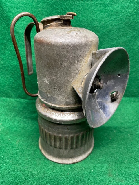 Antique Vintage - "ITP DEWAR MFG CO" - Carbide MINERS MINING LAMP LANTERN LIGHT