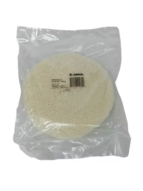 NEW MIRKA MPADDS-8 Twisted Wool Pad, 8" X 1" ,Double Sided