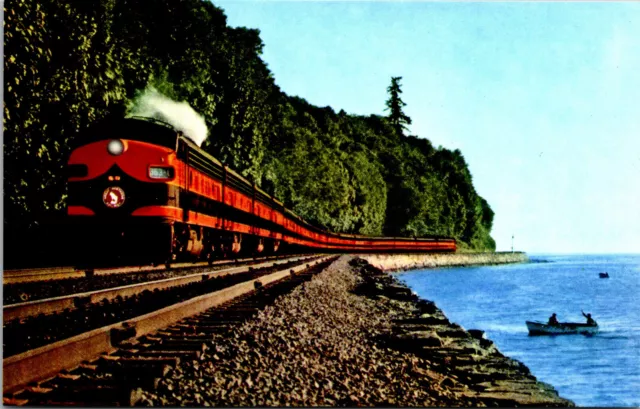 Great Northern Railway Railway Postcard Train Engine Railroad Reprint