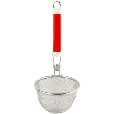 separatore per sugo colino per pasta stasher colino per tè matcha setaccio per farina in rame per la cottura Kyraton Set 3 colino a maglia fine arcobaleno colino in acciaio inossidabile 