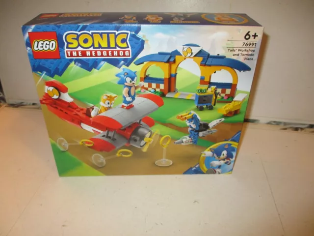 LEGO Sonic the Hedgehog: Tails' Workshop and Tornado Plane Set 76991 BNSB