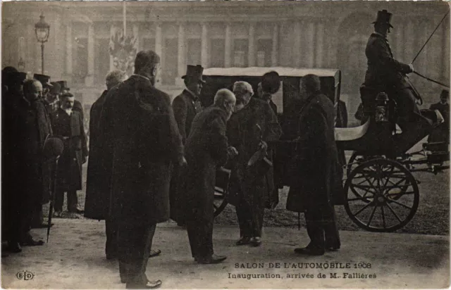 CPA PARIS Salon de l'Automobile 1908 Inauguration (1243474)
