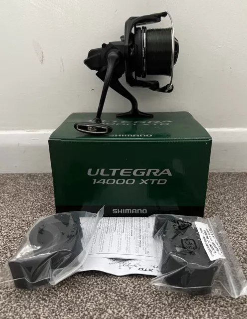 Shimano Ultegra 14000 XTD Reel, Boxed With Spool Reducers & Paperwork