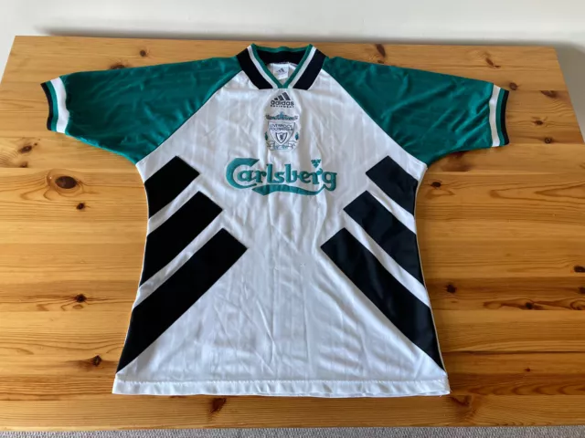 Liverpool 1993-1994-1995 Away Shirt - Medium - Vintage Original Shirt –  Casual Football Shirts