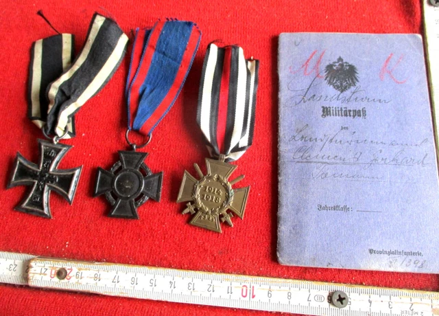 Cloppenburg Oldenburg Orden Konvolut EK Friedrich August Kreuz Militär-Pass KVK