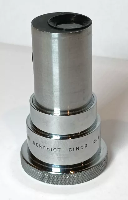 Vintage Berthiot Cinor  Projection Lens SOM Made in France 1:1.8 F = 25mm