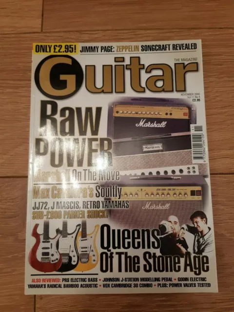 Guitar Magazine Vol. 11 No.4 (November 2000) Queens Of The Stone Age Marshall