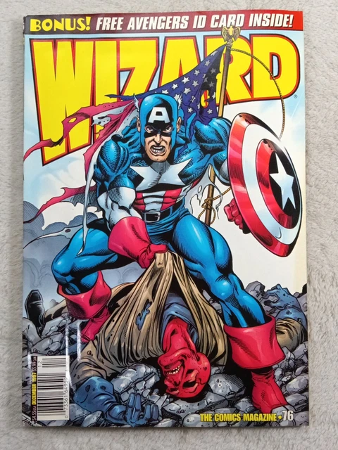 Wizard Comics Magazine Vol 1 No 76 Dec 1997 Avengers Top Cow Marvel Sin City