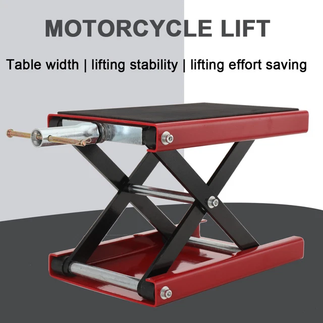 Sollevatore Per Moto Idraulico 160kg - Piattaforma Elevatrice, Altezza 30.5-80cm - Foto 5