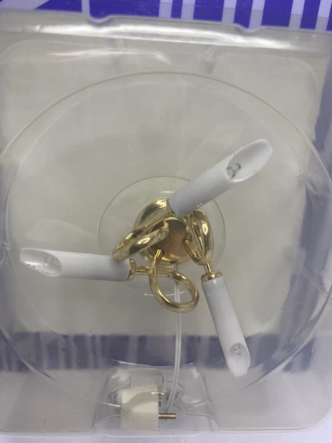 Modern Brass Ceiling Light Fitting New In Packet Dolls House Lighting