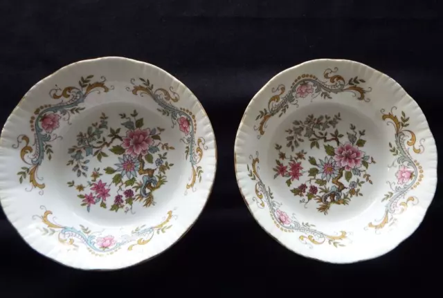 2 Royal Standard Mandarin Traditional Floral Vintage Round Side Dishes Bowls
