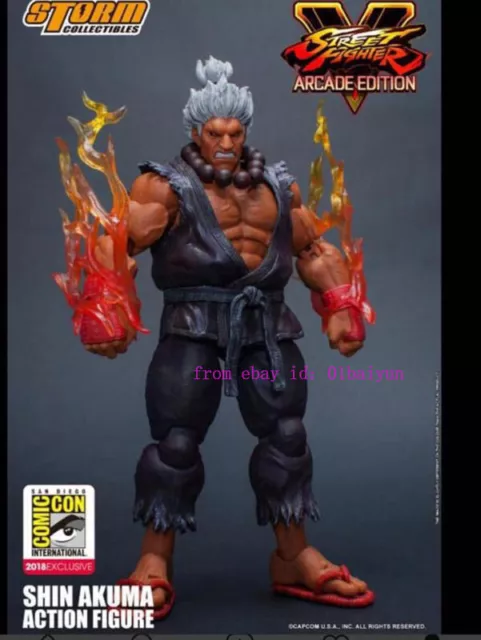 Storm Toys Street Fighter V 1/12 Shin Akuma Arcade Edition White Hair Limited