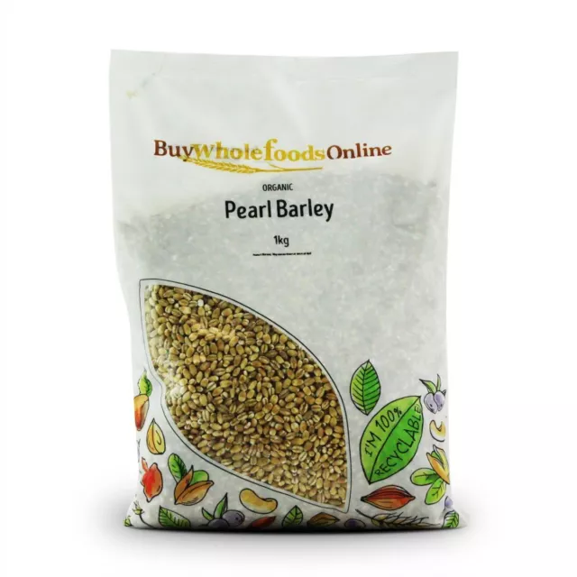 Organic Pearl Barley 1kg | BWFO | Free UK Mainland P&P