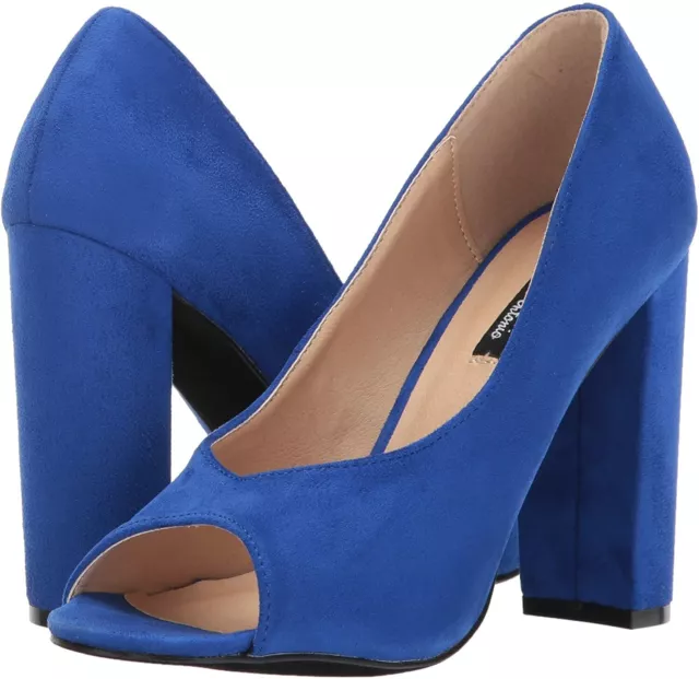 Michael Antonio Womens Haver Peep Toe Dress Pump Heels