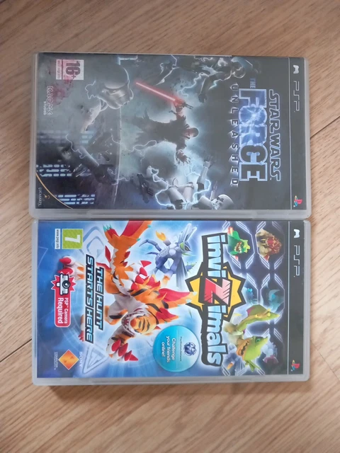 Sony Psp Games Invizimals And Starwars The Force Unleashed