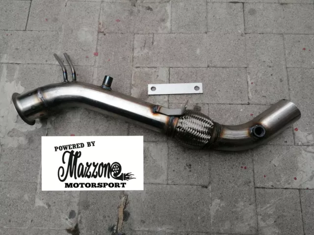 Downpipe Inox  Dpf/fap Bmw Motore B47D20A B47D20B N47 €6 €6b Senza Adblue