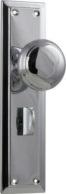 privacy set polished chrome richmond,round knobs & backplates,200 x 50mm 0881P