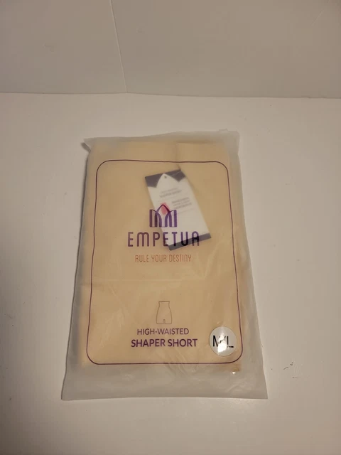 NEW NWT Empetua Shape wear High Waisted Shaper Short womes M L beige slender