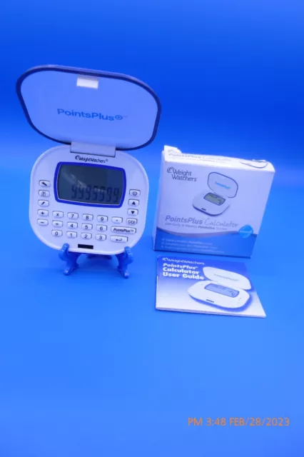 Calculadora Weight Watcher Points Plus rastreador de calorías probada batería nueva