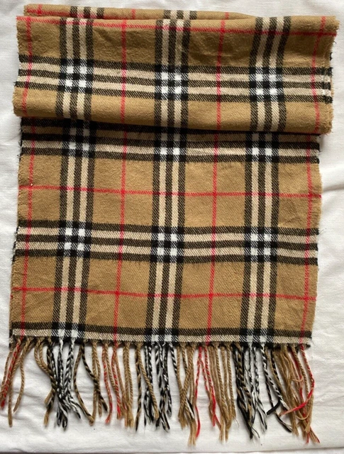 Étole/écharpe Vintage MANTERO - 53% Laine, 47% Soie - Dimensions 170 X 67 Cm - Couleur Marron - Occasion - Fabriqué En Italie