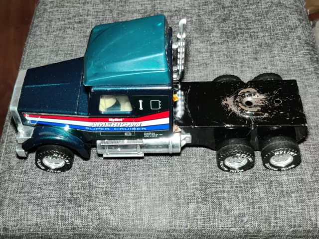 Nylint Metal Muscle Semi Tractor American Super Cruiser Steel *Broken Smokestack