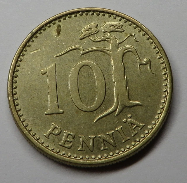 Finland 10 Pennia 1979 K Aluminum-Bronze KM#46 UNC