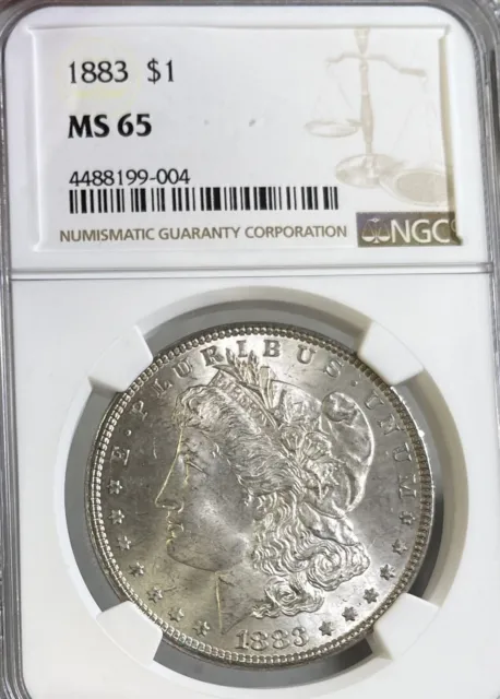 1883 NGC MS65 Morgan Silver Dollar