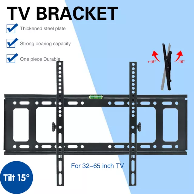 TV Wall Bracket Stand Mount Tilt for 32-65 inch LED LCD Screen Hanger Monitor