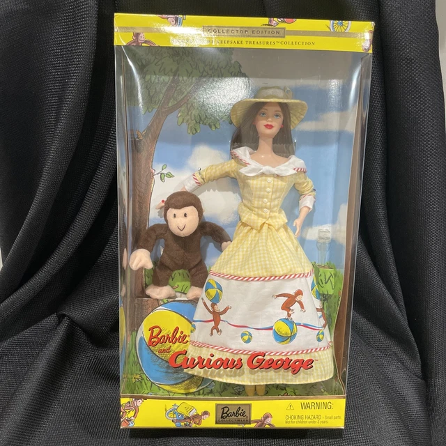 Curious george barbie deals doll value
