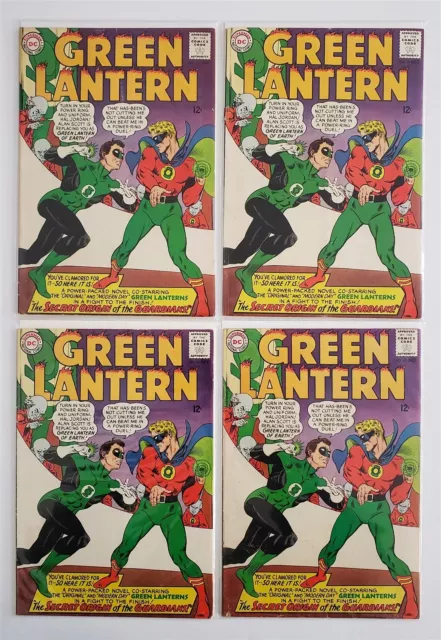 GREEN LANTERN #40 Lot of (4) DC Comics 1st Krona Origin of Infinite Earths VG