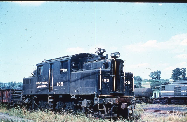 Duplicate  Train Slide New York Central Electric #105 08/1966 Harmon NY
