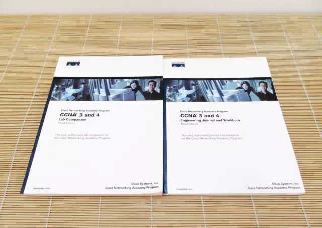Cisco Course Books CCNA 200-125 3 and 4 Engineering Journal and Workbook and Lab