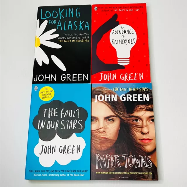 John Green 4 Bücher Bundle - Ein Fehler in unseren Sternen; Eine Fülle von Katherines L01