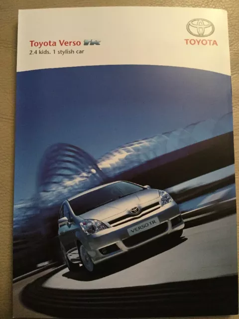 Toyota Verso TR Car Brochure - November 2006