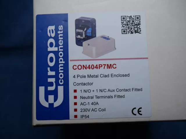 Europa Contactor In Case - Suit Milling / Lathe / Cnc / Machinery - 230 V Coil 2