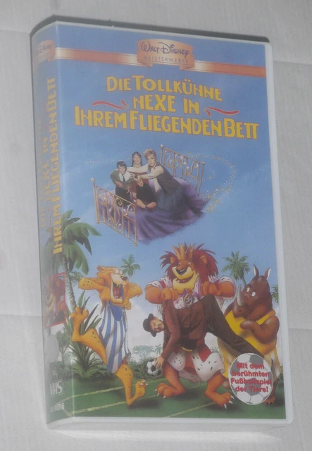 Die Tollkühne Hexe In Ihrem Fliegenden Bett Vhs DIE TOLLKÜHNE HEXE in ihrem fliegenden Bett*VHS*Walt Disney*Angela