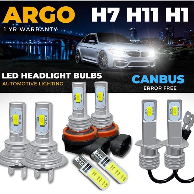 FOR FORD FOCUS MK1 Led White Xenon Canbus Headlight Fog Side Light