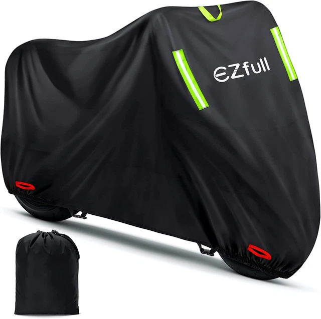 Telo Coprimoto Impermeabile 210D Teli per Moto Resistente a Acqua/Polvere/Pioggi