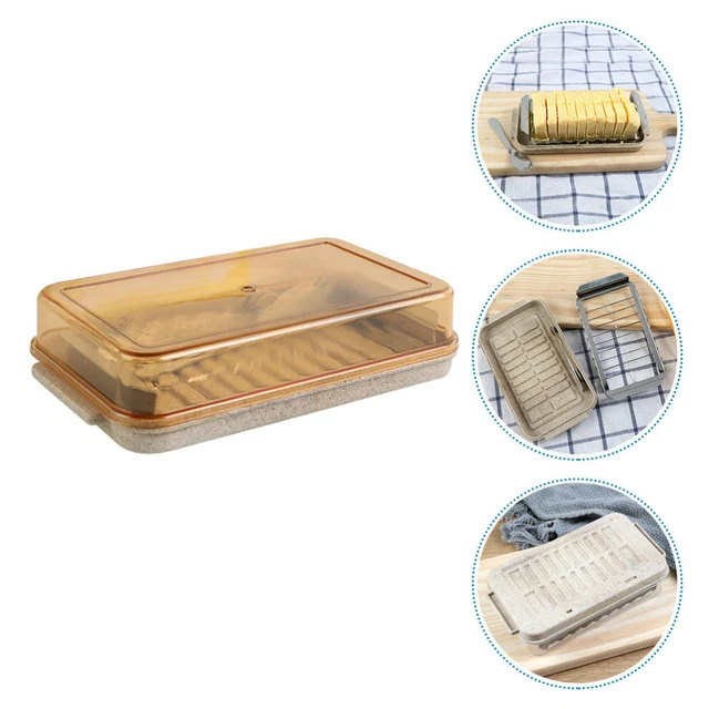 1 pz vassoio snack francese butter custode metallo scatola burro scatola fresca