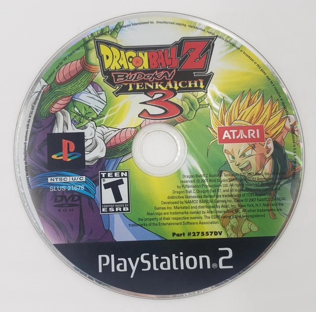 DRAGON BALL Z Budokai Tenkaichi 3 Playstation 2 Ps2 Testato Solo Disco
