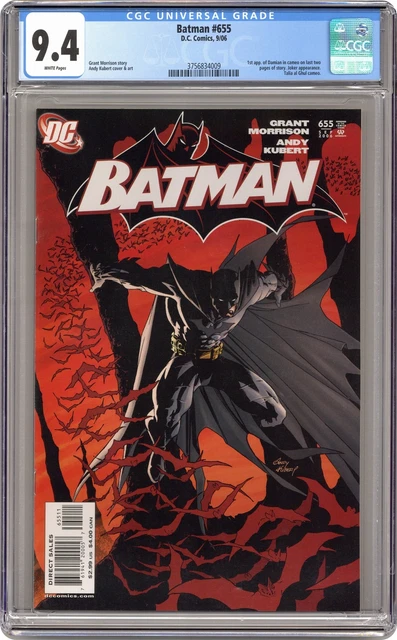 Batman #655A CGC 9.4 2006 3756834009 1st cameo app. Damian Wayne