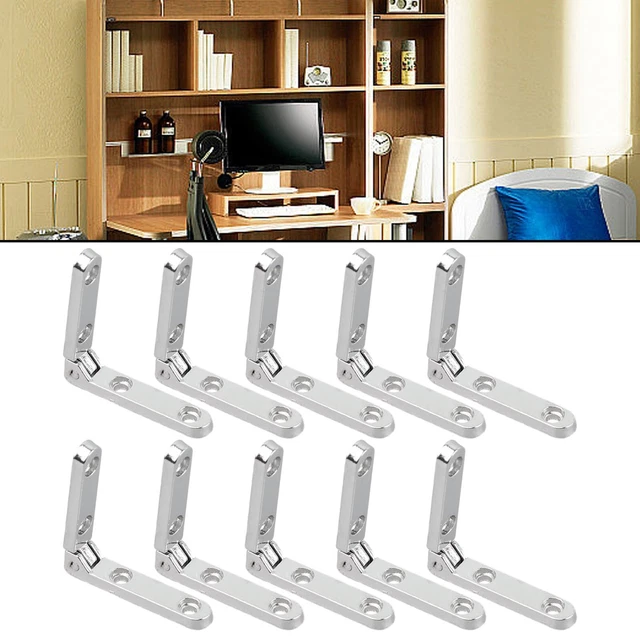 10pcs en Alliage de Zinc 90 Degrés Charnières Ressort for Boîte Bois Bijoux Étui